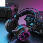 Black - Forev FV-G93 Gaming Stereo Deep Bass Headphones With Microphone