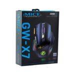 iMICE GW-X7 7-Button Silent Rechargeable Wireless Gaming Mouse with Colorful RGB Lights - Image 3