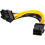 SATA PCIe 6 Pin Female to 8 Pin Male Power Adapter Cable ( Sata 6 pin to 8 Pin PCIe Power cable )