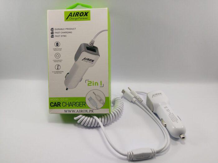 Airox 2 in 1 Car Charger CC01 - Image 4