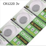 5 Pcs CR1220 Lithium Button Coin Battery 3V