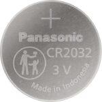 Original Panasonic CR2032 3 Volt Lithium Coin Battery On Tear Strip - Image 2
