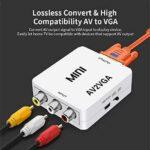 AV (RCA) to VGA Converter — Audio & Video Adapter for TV, Projector & Monitor - Image 2