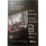 4"x6" , 200gsm Glossy Photo Paper 100 Sheets