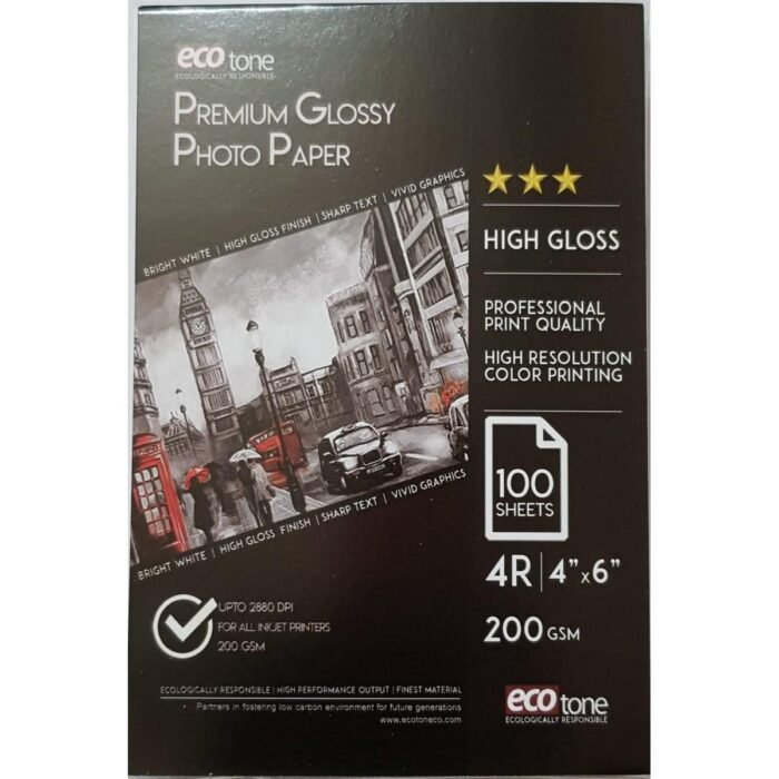 4"x6" , 200gsm Glossy Photo Paper 100 Sheets - Image 2