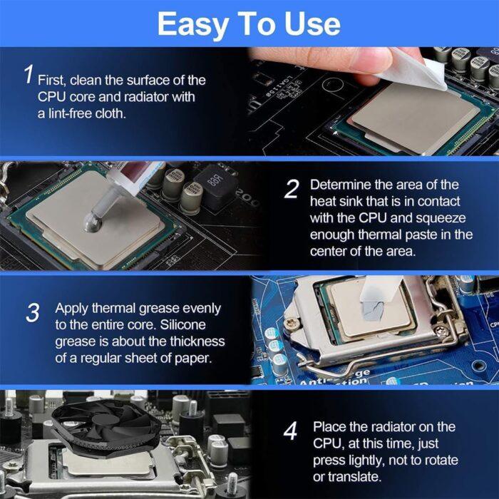 Silicone Thermal Paste Heat Transfer Grease YJ-G190 30g - Image 2
