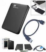 WD Elements 3.0 Portable External Hard Drive Case – Shockproof Travel Storage Case for USB 3.0 / 2.0 Drives (Compatible with PC, Mac, PS4, PS5 & Xbox) - Image 2