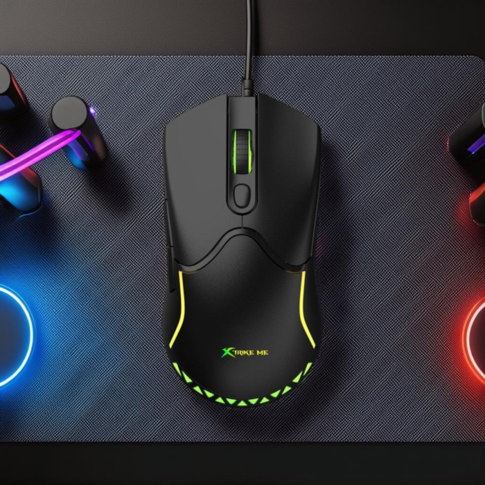 Xtrike Me GM-217 RGB Gaming Mouse – USB Wired 6-Button Precision Gaming Mouse - Image 2