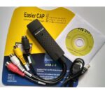 EasyCAP USB 2.0 Video Capture Card – AV/RCA to USB Converter for VHS, DVR & CCTV