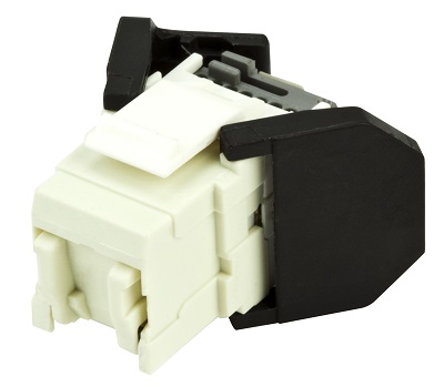 Corning Volition Cat6 RJ45 Keystone Jack UTP Ethernet LAN Network Connector K6 Wall Plate Module - Image 1