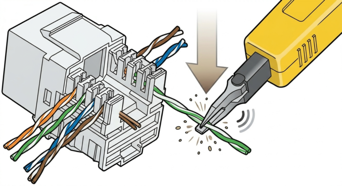 Corning Volition Cat6 RJ45 Keystone Jack UTP Ethernet LAN Network Connector K6 Wall Plate Module - Image 5