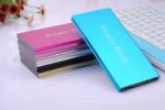 Highest Quality Slim Power Bank 10000 mAh for iPhone Samsung and Android - Best Selling - For I phone- With Warranty - Ultra Thin Aluminum Polymer.