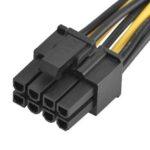 SATA PCIe 6 Pin Female to 8 Pin Male Power Adapter Cable ( Sata 6 pin to 8 Pin PCIe Power cable ) - Image 3